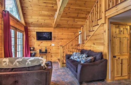Conway House | Secluded Conway Home with Theater Room and Hot Tub!