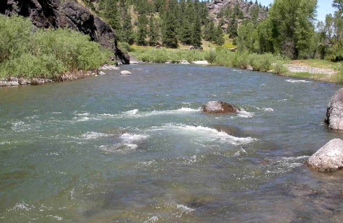 Cascade Cabin | Secluded Log Cabin on 3/4 Miles of Dearborn River, 72-acres to Roam