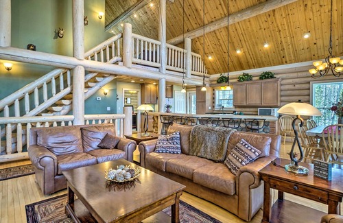Red Feather Lakes Cabin | Secluded Log Cabin w/Game Room & Forest Views
