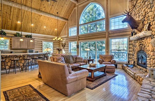 Red Feather Lakes Cabin | Secluded Log Cabin w/Game Room & Forest Views