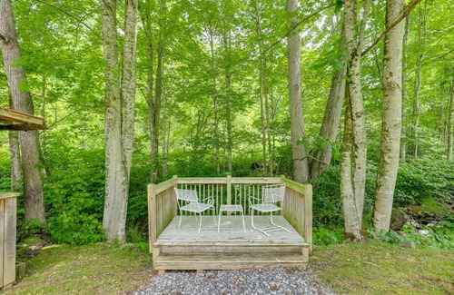 Marshall House | Secluded Marshall Cottage Hot Tub and Mountain View