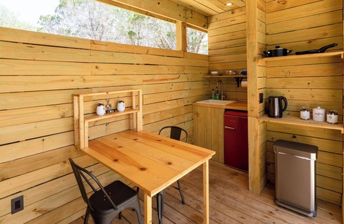 Dripping Springs Cabin | Secluded, Romantic Yurt w/Hot Tub at The Yurtopian - "Carrie"