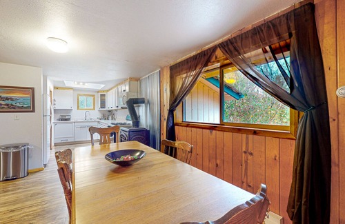 Bellingham House | Secluded, single-level getaway with a large yard, gas fireplace, & dog friendly