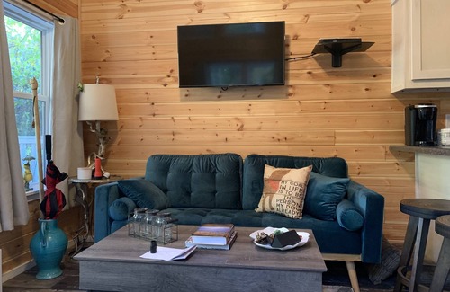 Franklin Cabin | Secluded Storybook Cabin -Dog Friendly with Fenced Yard and WIFI.