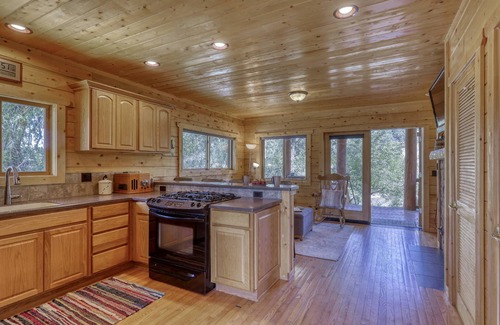 Pagosa Springs Cabin | See Fall's Changing Colors! Riverfront Cozy Cabin, Gas Fireplace, Pet-Friendly, Close to Downtown!