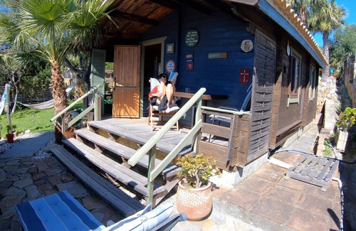 Tarifa Ski Chalet | Self-catering, ocean views, walk to beaches. BBQs, secure parking, set in nature