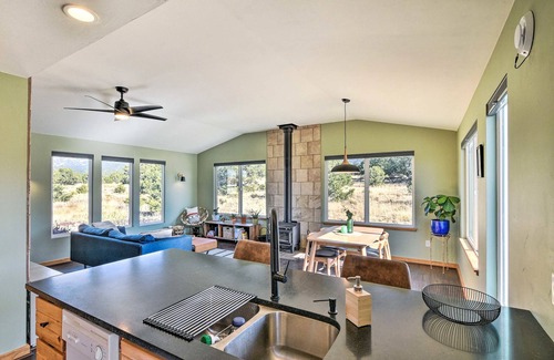 Baca Grande Cabin | Serene 2-Bed Crestone Cabin Mountain Views Modern Comforts Dog-Friendly