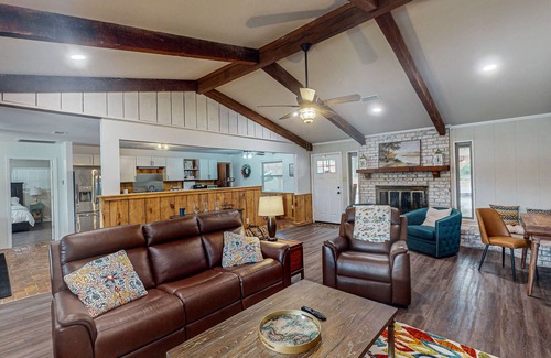 Wilmer Cabin | Serene Farm House with Expansive Land and Peaceful Pond Views