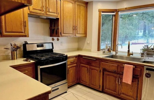 Pine Cove Cabin | Serene & Magical Cabin - Family/ADA-Friendly, w/Barrel Sauna & Fireplace!