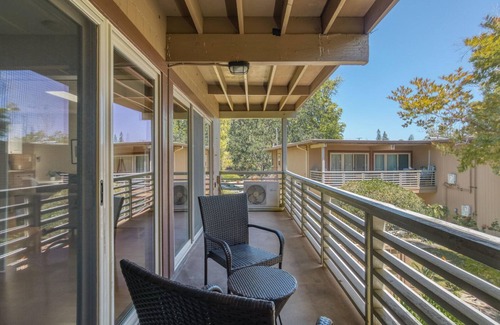 University South Apartment | Serene Palo Alto 2BR w/Patio, nr Shopping & Food, by Blueground
