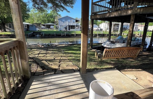 Willis House | Serene Waterfront Home- With Boat Parking and Access to Lake Conroe!