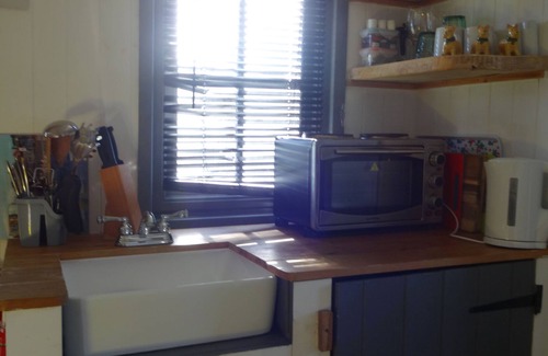 Wigton Cottage | Shepherds hut with hot tub and pet friendly, close to the beach and Hadrian's wall.
