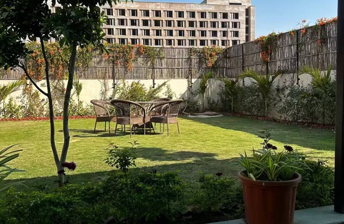 Sanganer Villa | Shree Kunj Villa – Private Nature Retreat with Terrace, Garden & Green Views