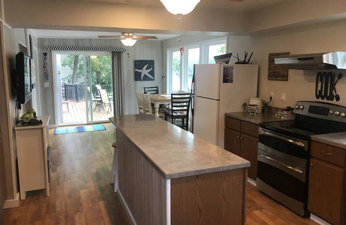 Roach House | Single level home in a gentle, quiet , deep water cove at Lake of the Ozarks .