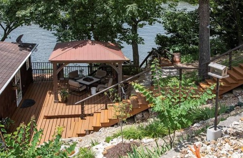 Roach House | Single level home in a gentle, quiet , deep water cove at Lake of the Ozarks .