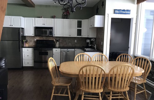 Silver Star Mountain Ski Chalet | Ski in and Ski out right to the doorstep. With a private hot tub on the deck.