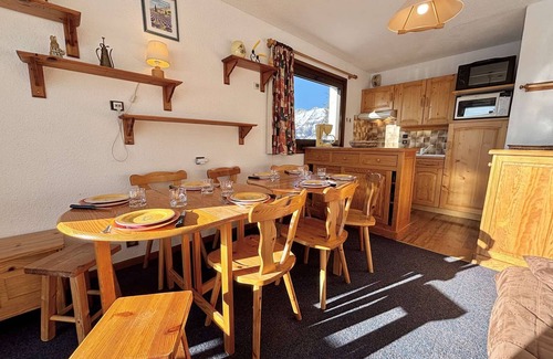 Notre-Dame-de-Bellecombe Apartment | Ski-In/Ski-Out 3-BR Apt in Notre-Dame-de-Bellecombe, Sleeps 8, Mountain Views, Pool & Tennis