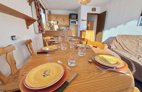 Notre-Dame-de-Bellecombe Apartment | Ski-In/Ski-Out 3-BR Apt in Notre-Dame-de-Bellecombe, Sleeps 8, Mountain Views, Pool & Tennis