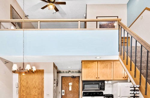 Lutsen Condo | Ski-In Loft with Fireplace, Pool & Hot Tub in Lutsen