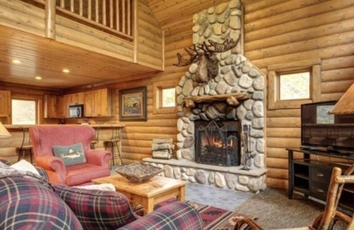 Boyne Falls Cabin | Ski-In, Ski-Out 4 Bedroom Mountain Cabin at Boyne Mountain Resort w/Hot Tub