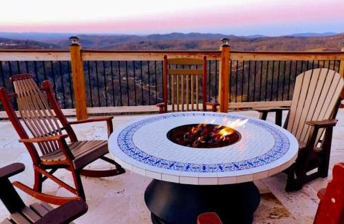 Chalet Village North Villa | Skyline Splendor: Luxe Retreat with Breathtaking Views Over Downtown Gatlinburg