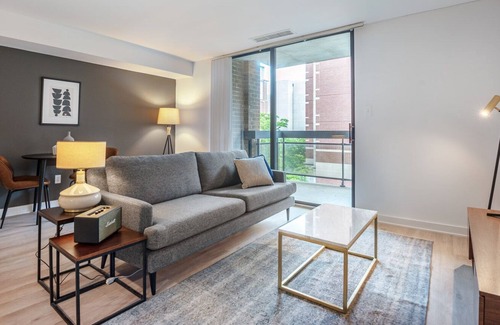 Foggy Bottom Apartment | Sleek Foggy Bottom 1BR w/ W/D + Gym near State Department by Blueground