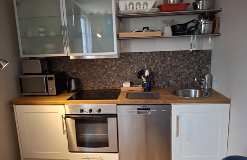 Trondheim Condo | Small but cozy apartment in central Persaunet, parking space, private bathroom