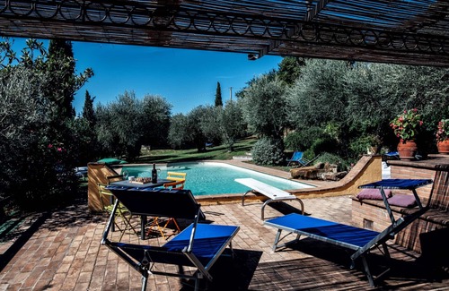 San Pietro a Cegliolo Villa | Small Poventa with beautiful swimming pool, bocce court and wood-burning oven