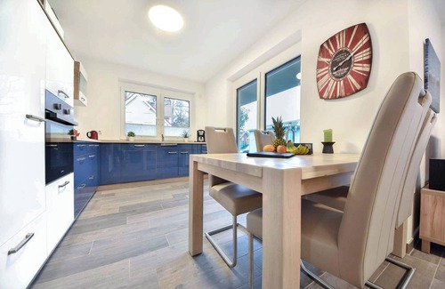 Korswandt Apartment | Sonnenpark 05 - modern furnishings and terrace with beach chair