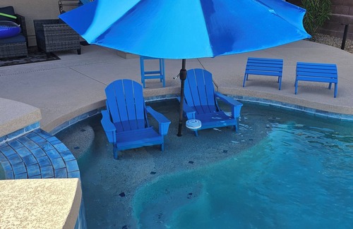 Canoa Ranch House | Sonoran sunsets & sunrises of Santa Rita Mountains from the heated spa & pool