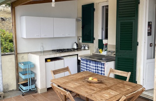 Sori Apartment | Sori - Italian Riviera: Attic with panoramic sea view and pool
