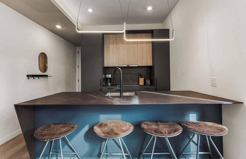 Logan Square Apartment | Sosuite Corner 1bed Apt w Roof Deck, Gym, Laundry