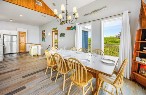 Buxton House | Soundfront Dog Friendly w/Hot Tub, Game Room, Private Pier and Sound Boardwalk