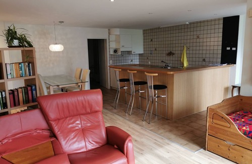 Horw Condo | spacious 1-room apartment (65 sqm) with kitchen, separate bathroom with shower
