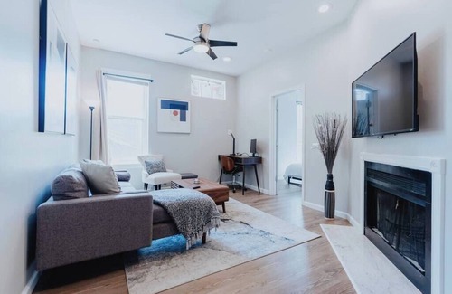 Soulard Apartment | Spacious 2-BR First-Floor Soulard Apt—Desk, Smart-Lock, Free Parking