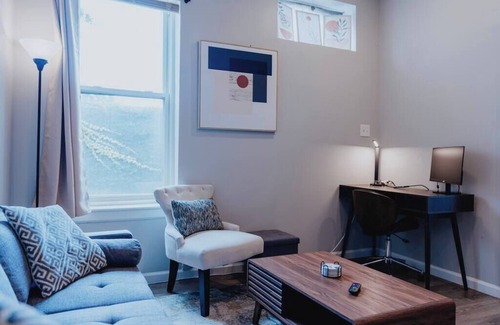 Soulard Apartment | Spacious 2-BR First-Floor Soulard Apt—Desk, Smart-Lock, Free Parking