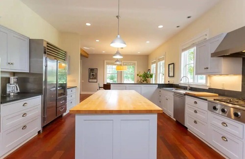 La Porte House | Spacious 4-Bedroom Estate with Private Pool by charming New Buffalo, MI