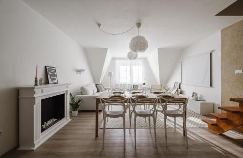 Prosek House | Spacious 4-Story Home with Sauna & Garden