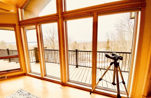 Bayfield House | Spacious and Private Cabin with Lake Superior and Madeline Island Views & Sauna