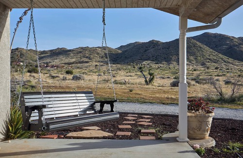 Yucca Valley House | Spacious House w/Panoramic View, Pickleball, Game Room, Hot Tub & Pool