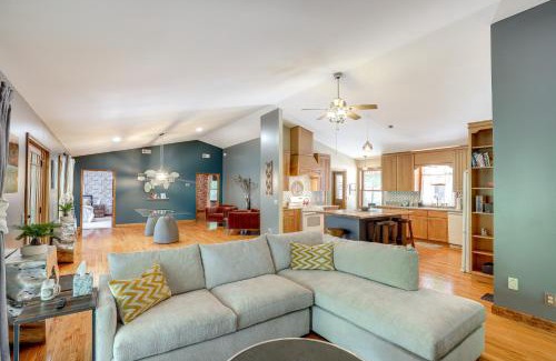 Lake Lure House | Spacious Lake Lure Family Home with Deck and Fire Pit!