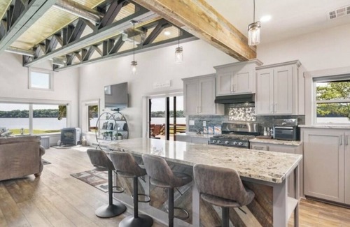 Wyandotte House | Spacious Lakefront Home w/hot tub, dock, & private ramp