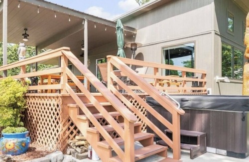 Wyandotte House | Spacious Lakefront Home w/hot tub, dock, & private ramp