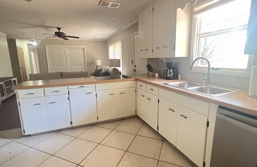 Muskogee House | Spacious ranch home in quiet neighborhood.
