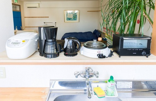 Yamagata Apartment | Spacious studio apartment in the city center Maximum 6 people 1 Qsize bed 4 sofa beds/Yamagata Yamagata