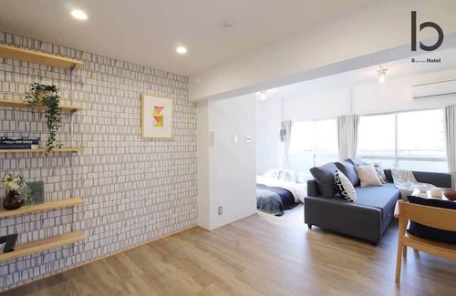 Hiroshima City Centre Apartment | Spacious Studio Apt for 4ppl Close to Peace Park
