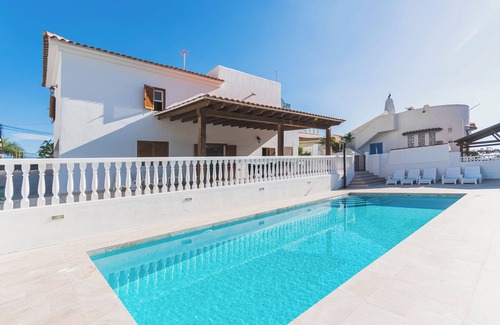 Bolnuevo Villa | Spacious villa on 600m² with large pool, 4 terraces and solarium. Near beach.