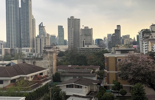 Asoke Apartment | Spanish inspired, 1-bedroom, rooftop apartment in phenomenal Bangkok with AC