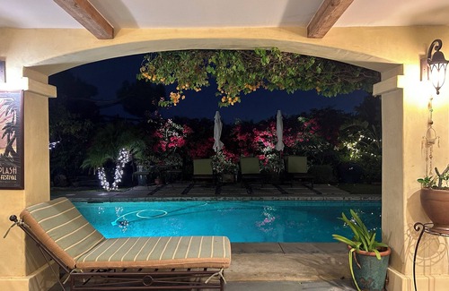 Ladera Heights Villa | Spanish villa with pool and outdoor kitchen centrally located in LA.