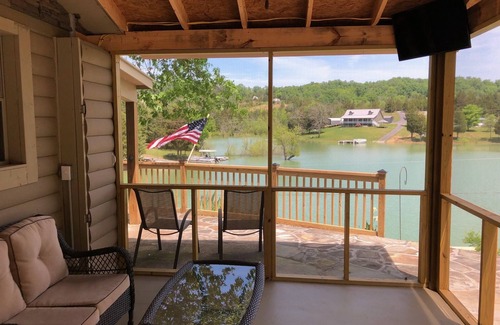 Sevierville Cabin | Special Rates Douglas Lake Front Cabin Retreat w/Boat Ramp and Private Dock